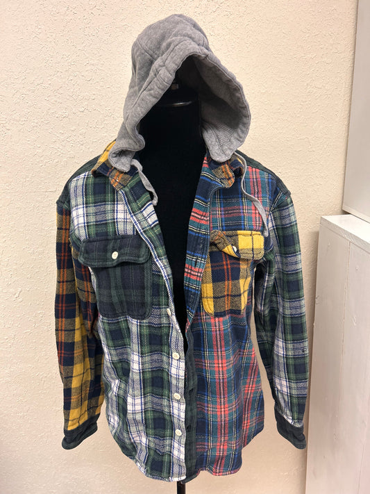 American eagle small multicoloured plaid Shacket