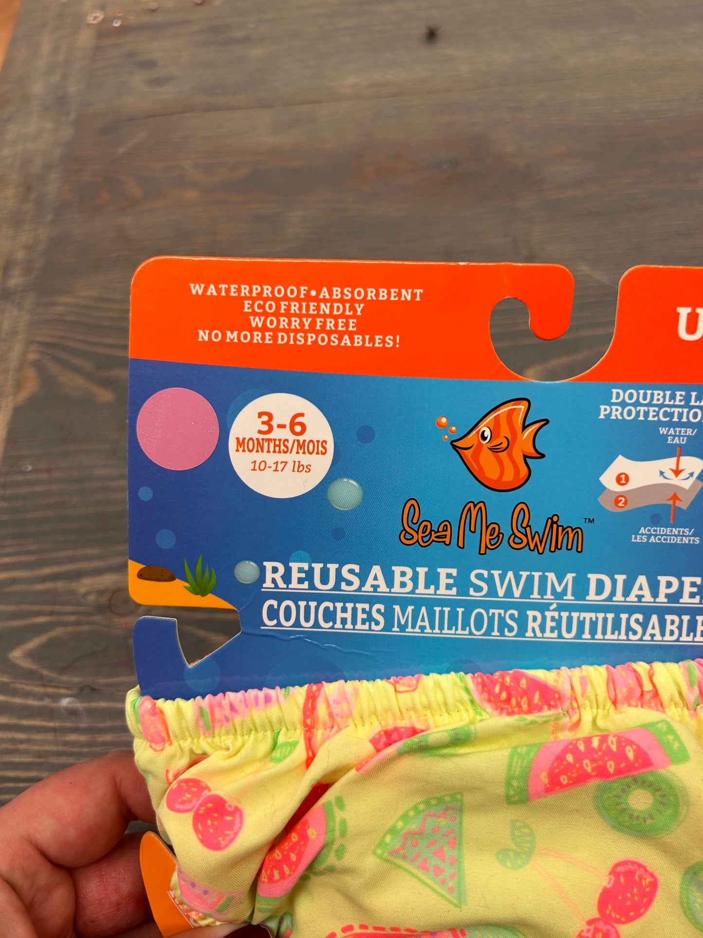 NEW sea me swim 3/6m swim diaper