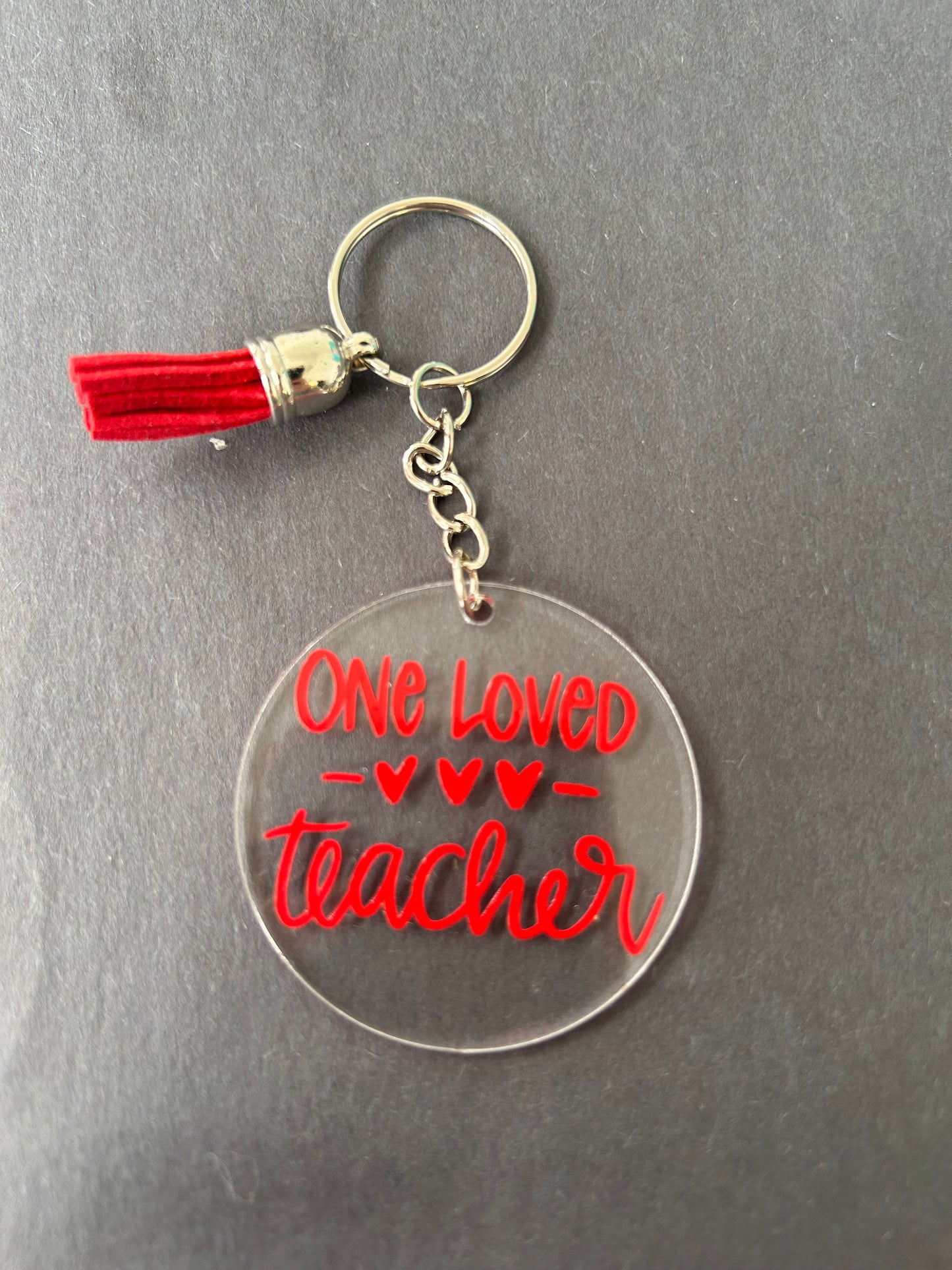 Teacher keychains