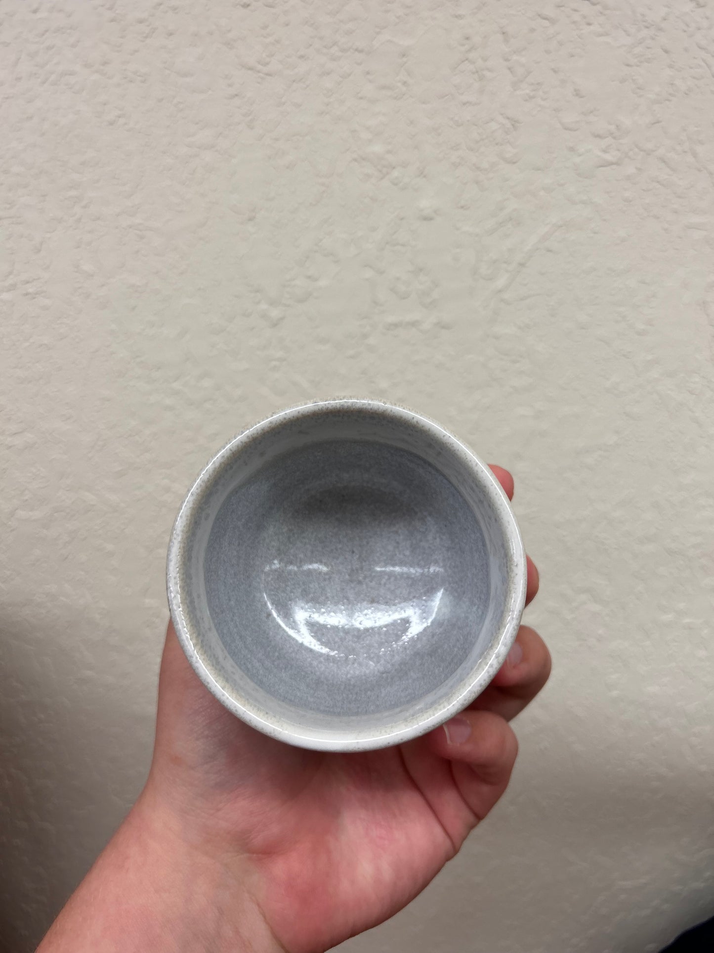 Grey 3.5” round bowl