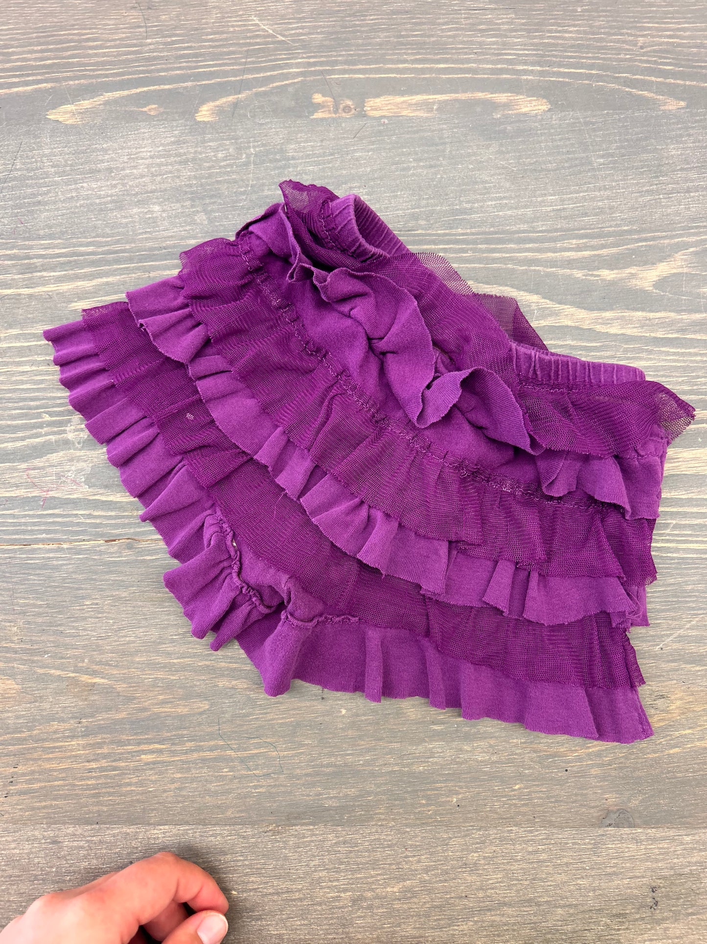 The children’s place 3t purple ruffle shorts