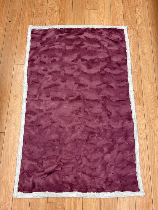 Purple toddler blanket