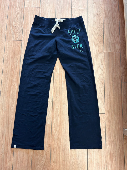 Hollister small navy straight leg joggers