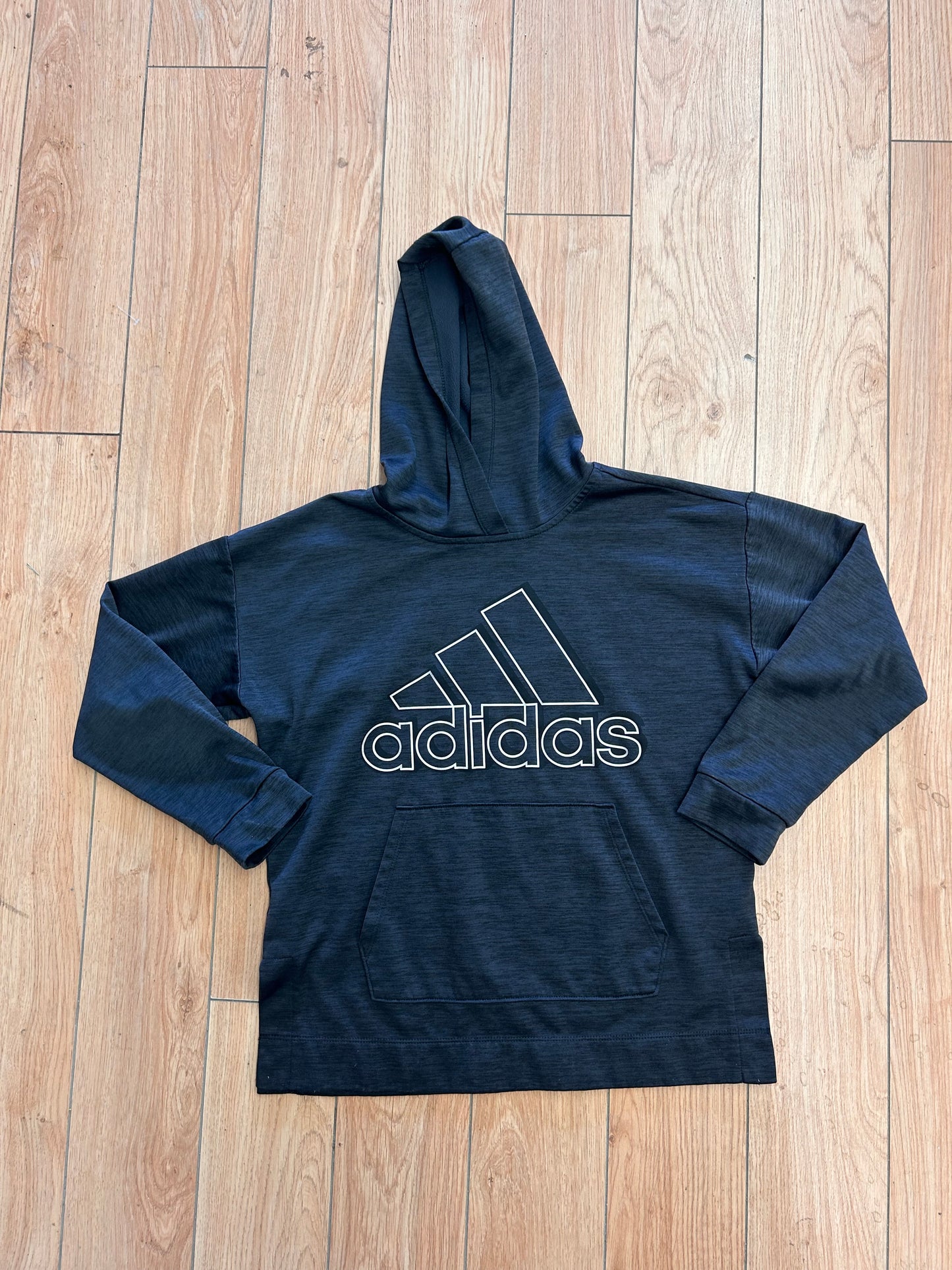 Adidas youth xl black hoodie