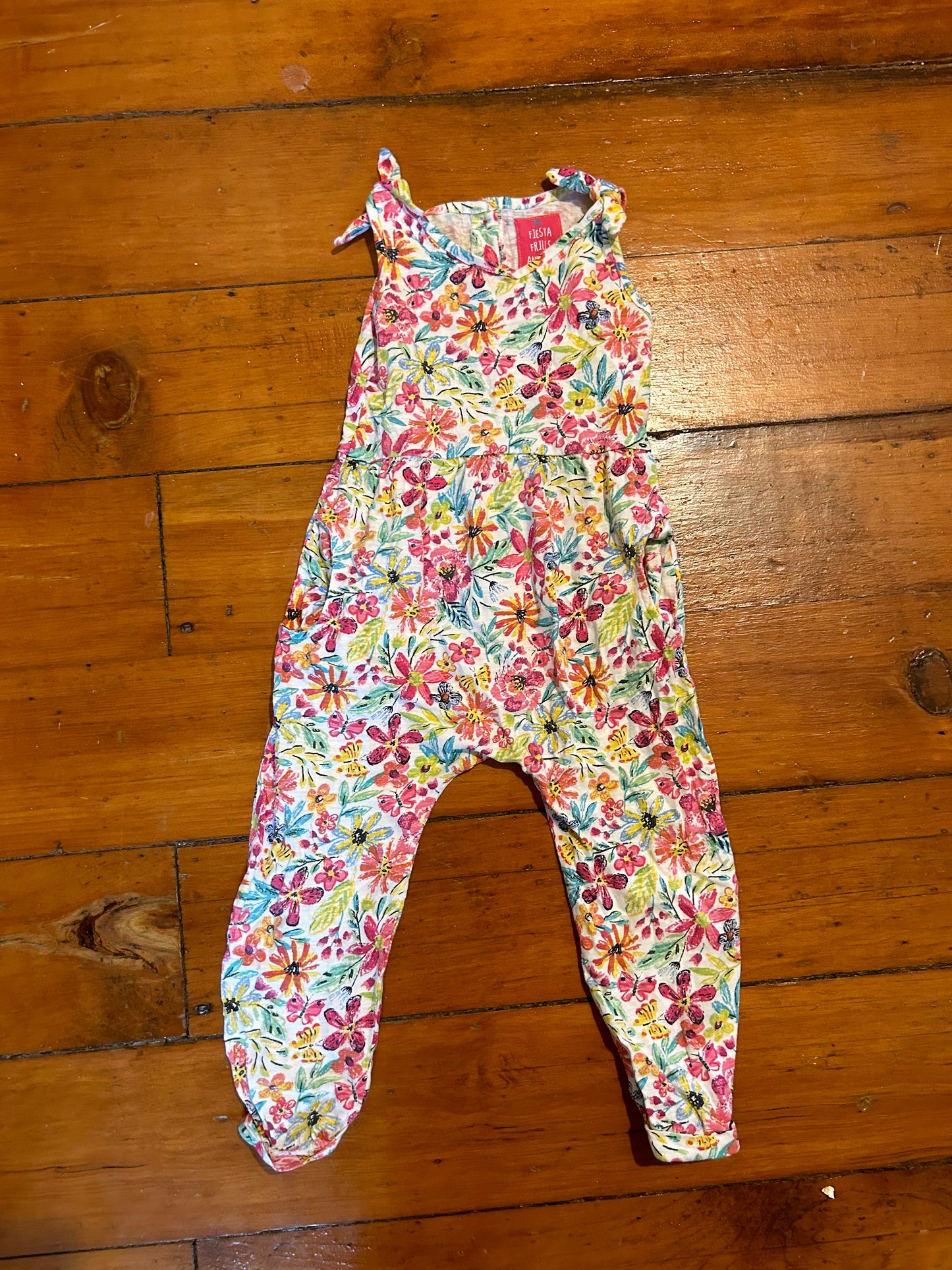 TU 2/3t floral romper