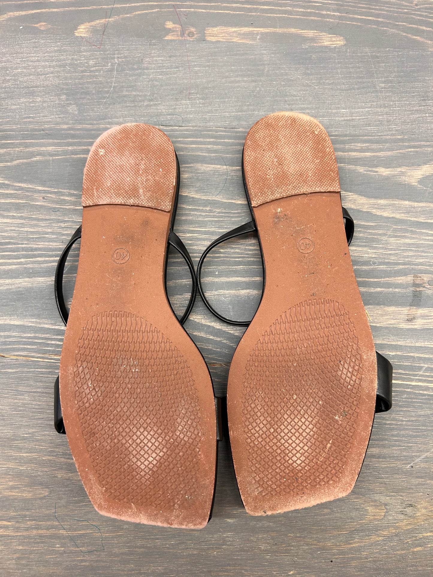 Jmgxy 9.5 black sandals