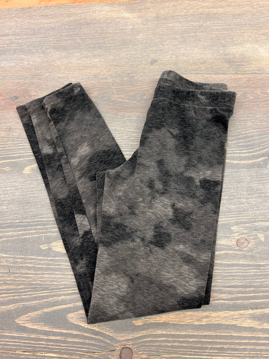 Old navy youth 8 grey tie dye leggings