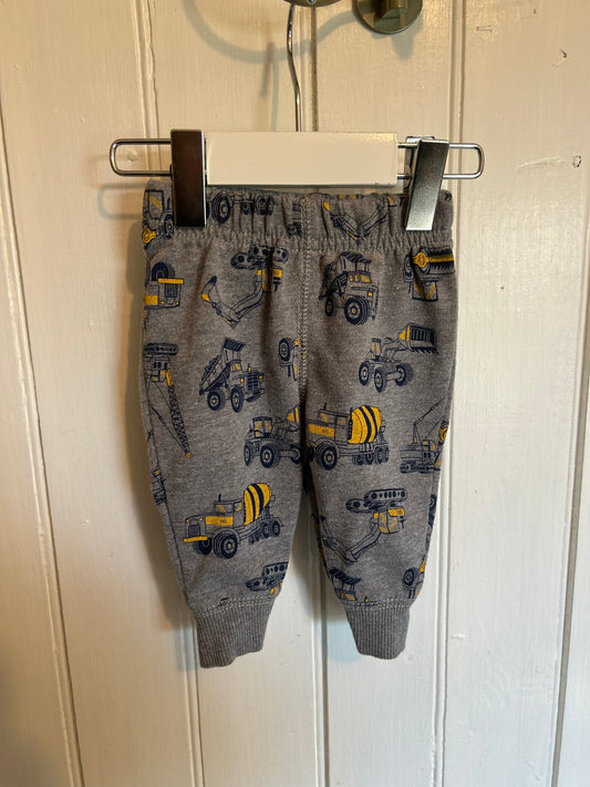 Carters 6m grey construction joggers