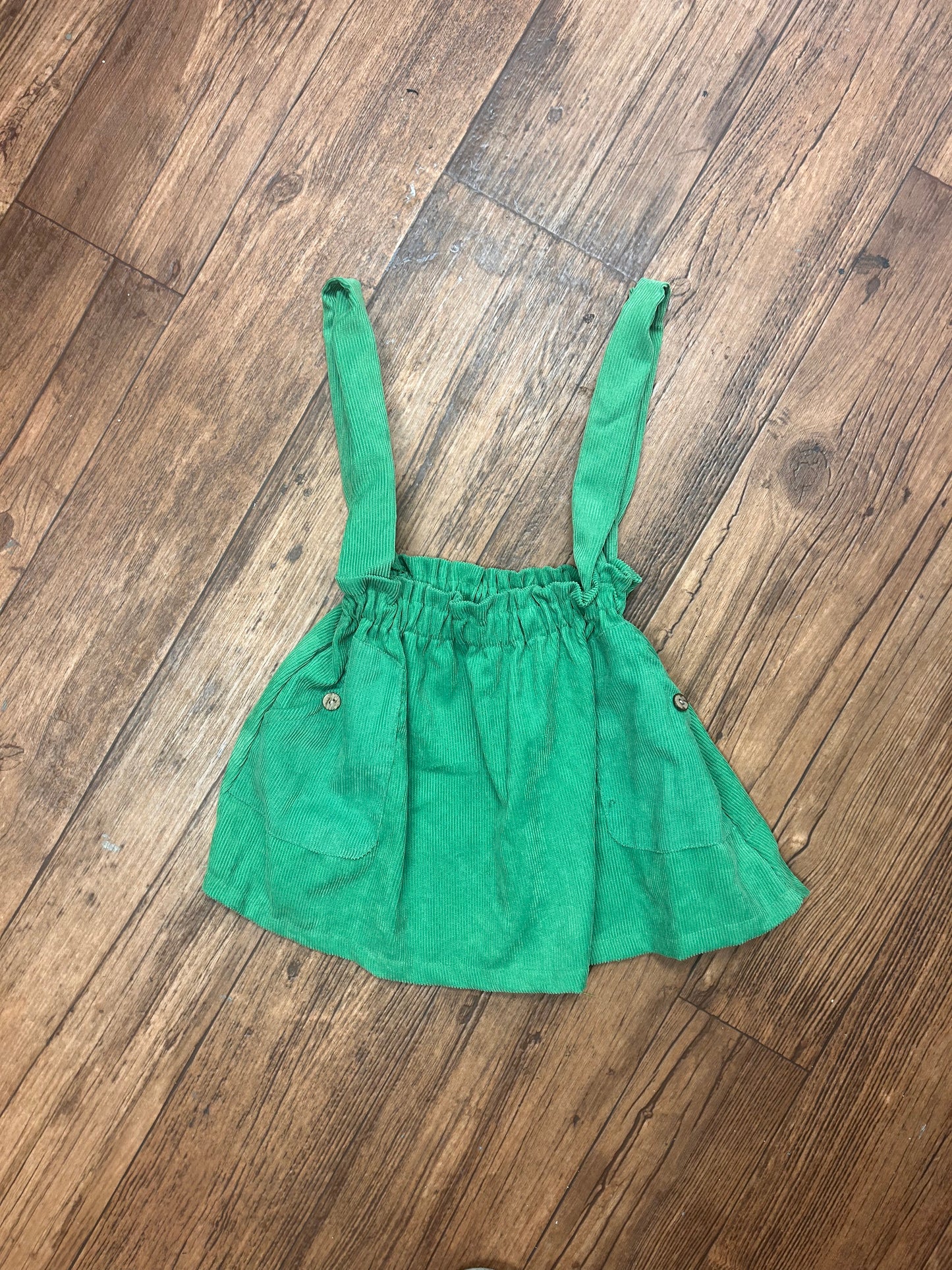 Small shop 5/6 Green Overall Skirt