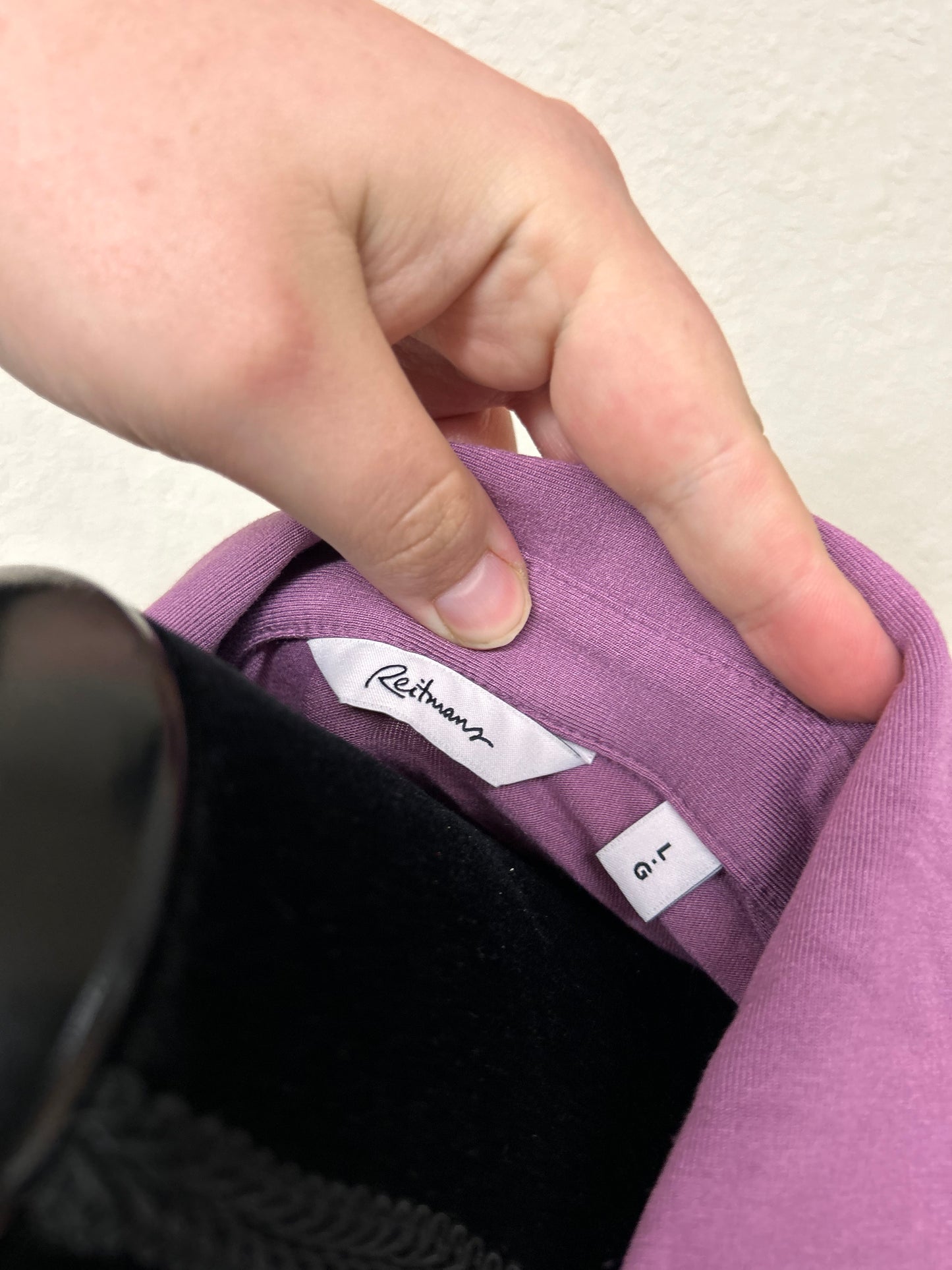 Reitmans large purple button up shirt