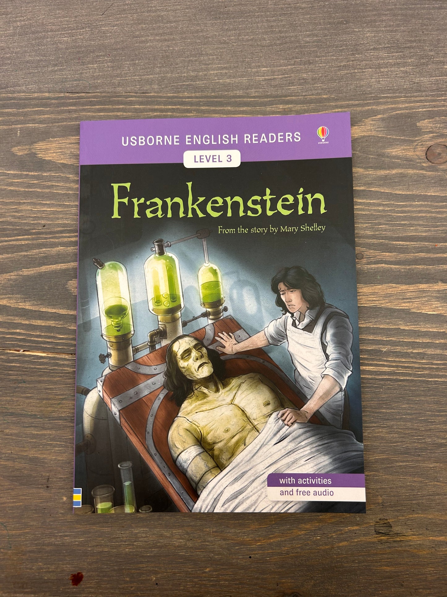 Intermediate reader Frankenstein chapter book