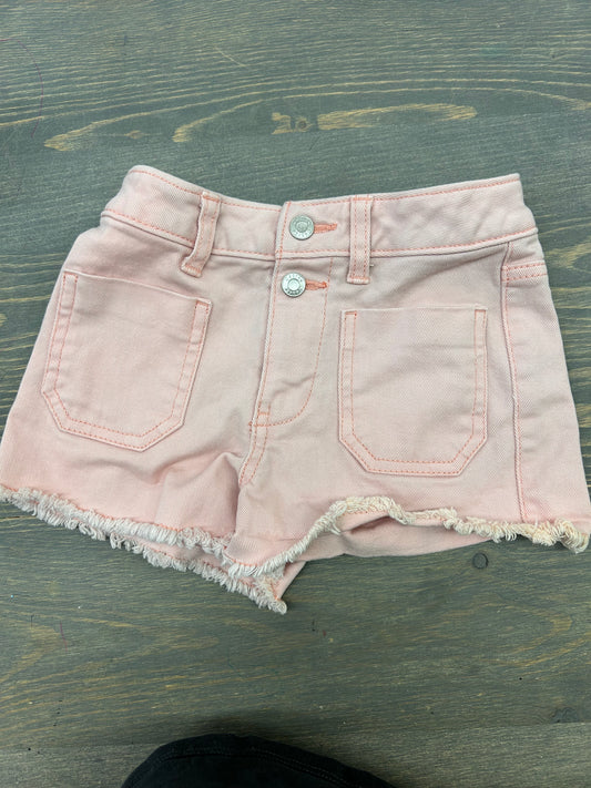 George 6 pink denim shorts