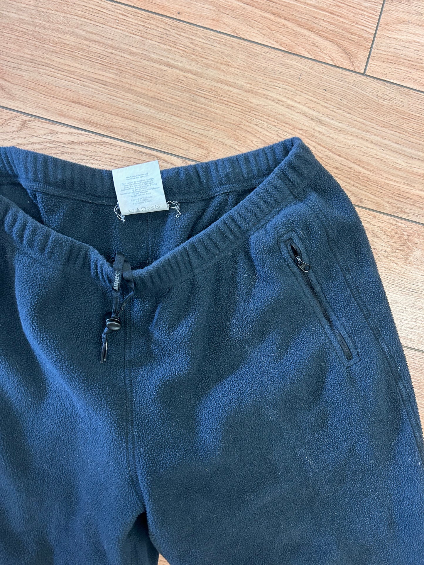 Vintage mec xl black fleece pants