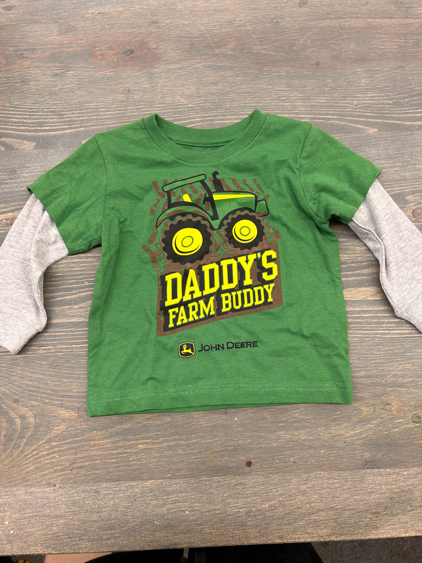 John Deere 12m dads buddy long sleeve shirt