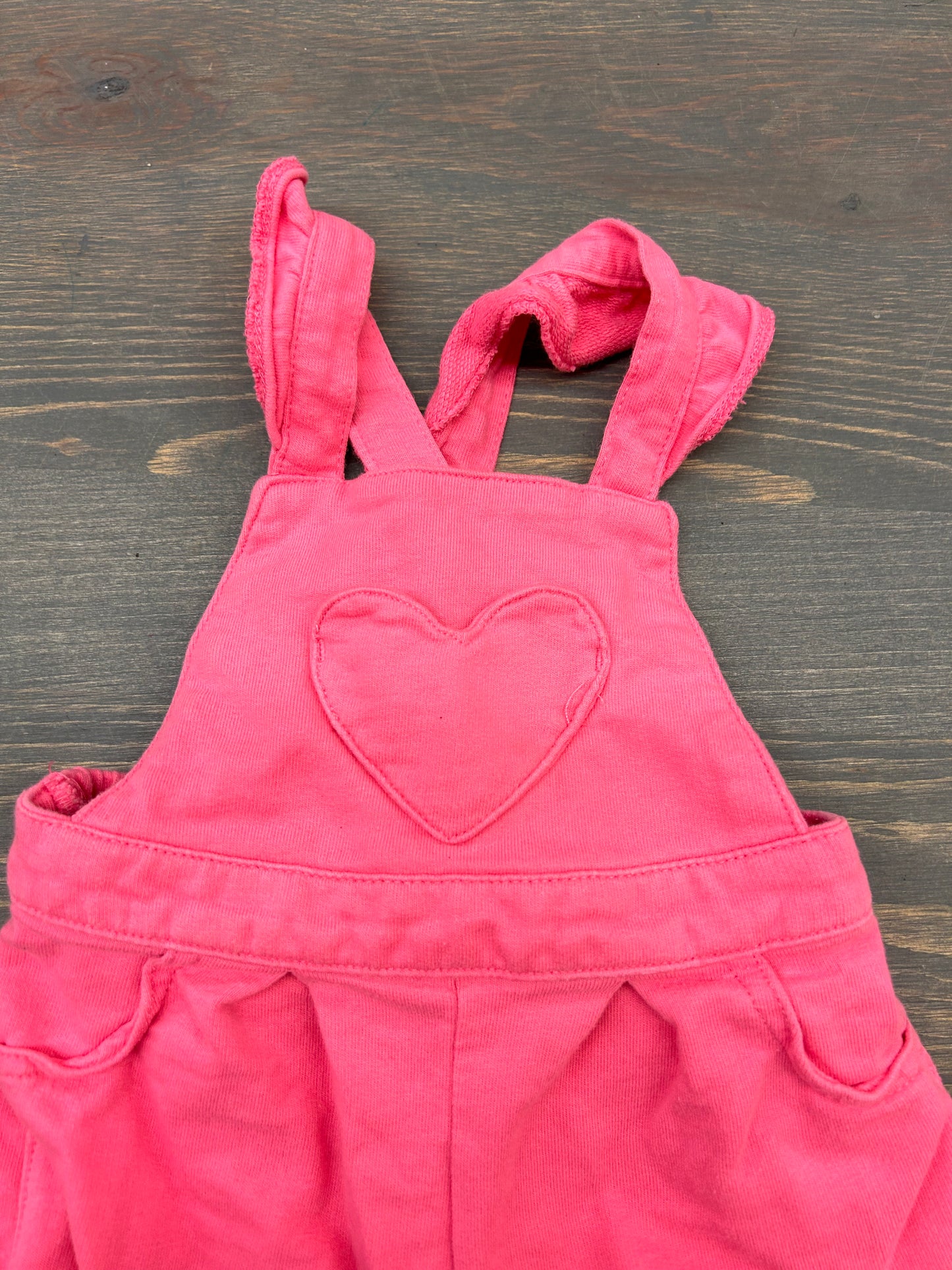 Carters 6m neon pink overalls