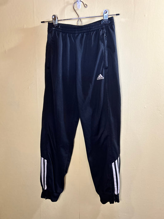 Adidas youth small black athletic joggers