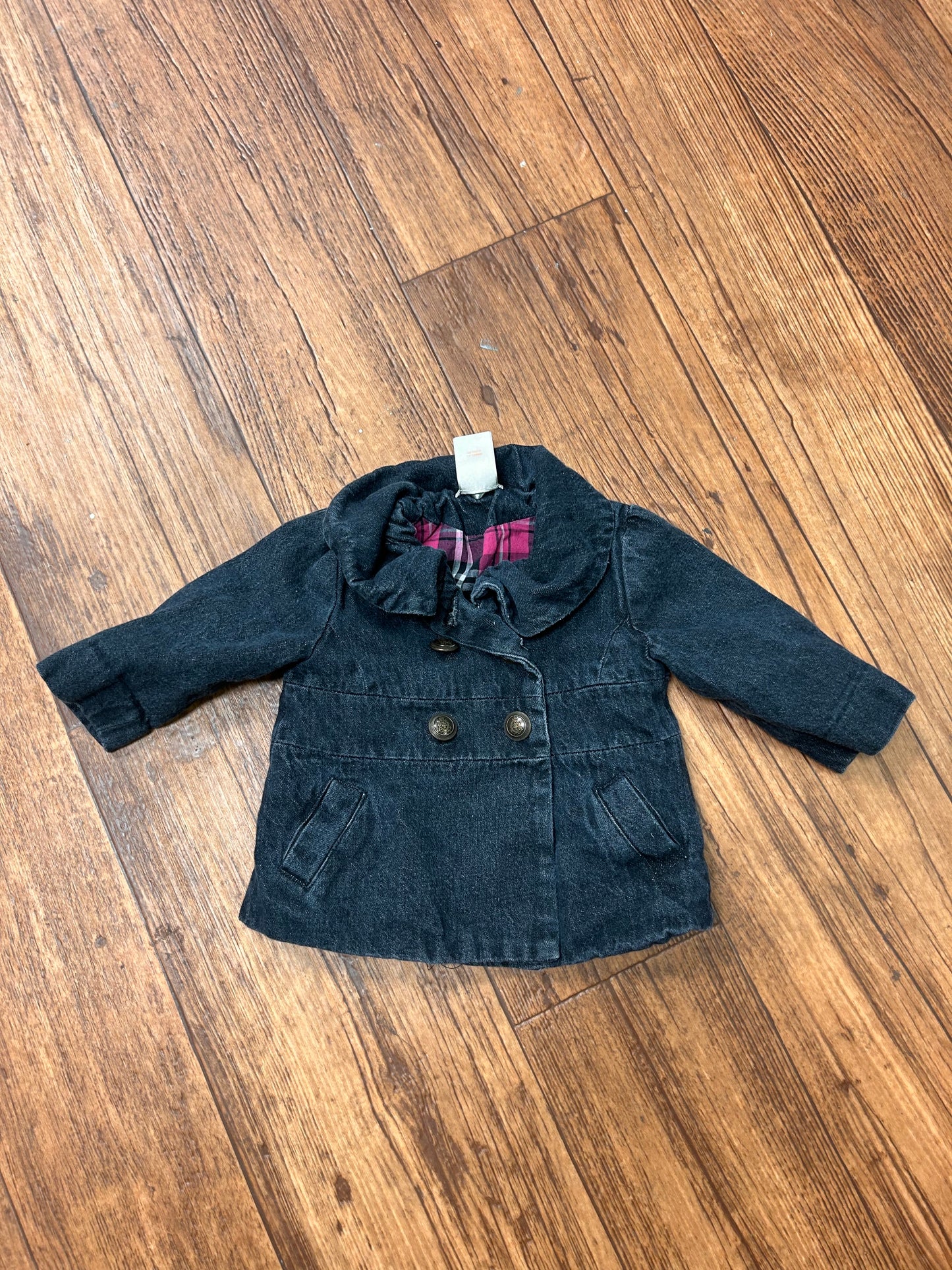 Joe fresh 6/12m black denim jacket