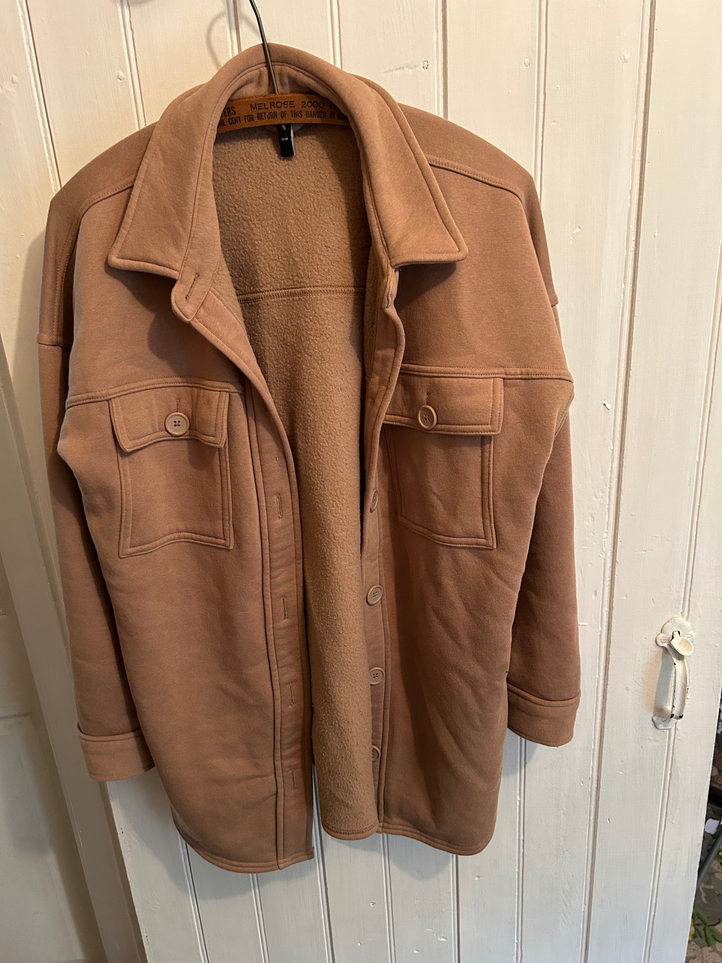 Lazy pants medium brown Shacket