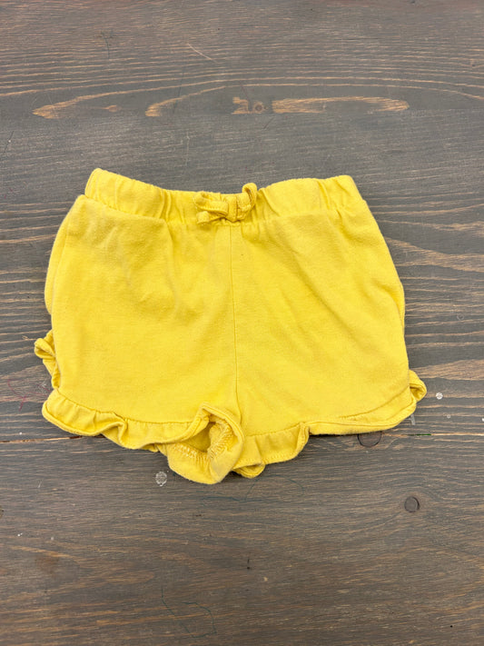 Children’s place 12/18m yellow shorts