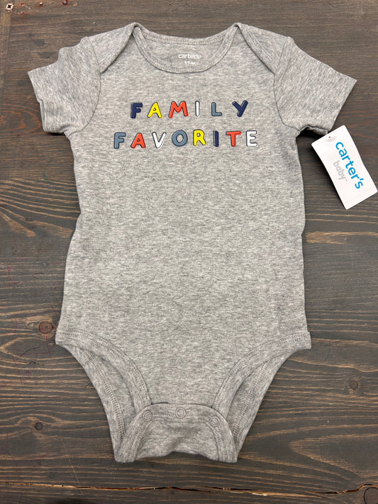 NEW carters 12m family favourite onesie