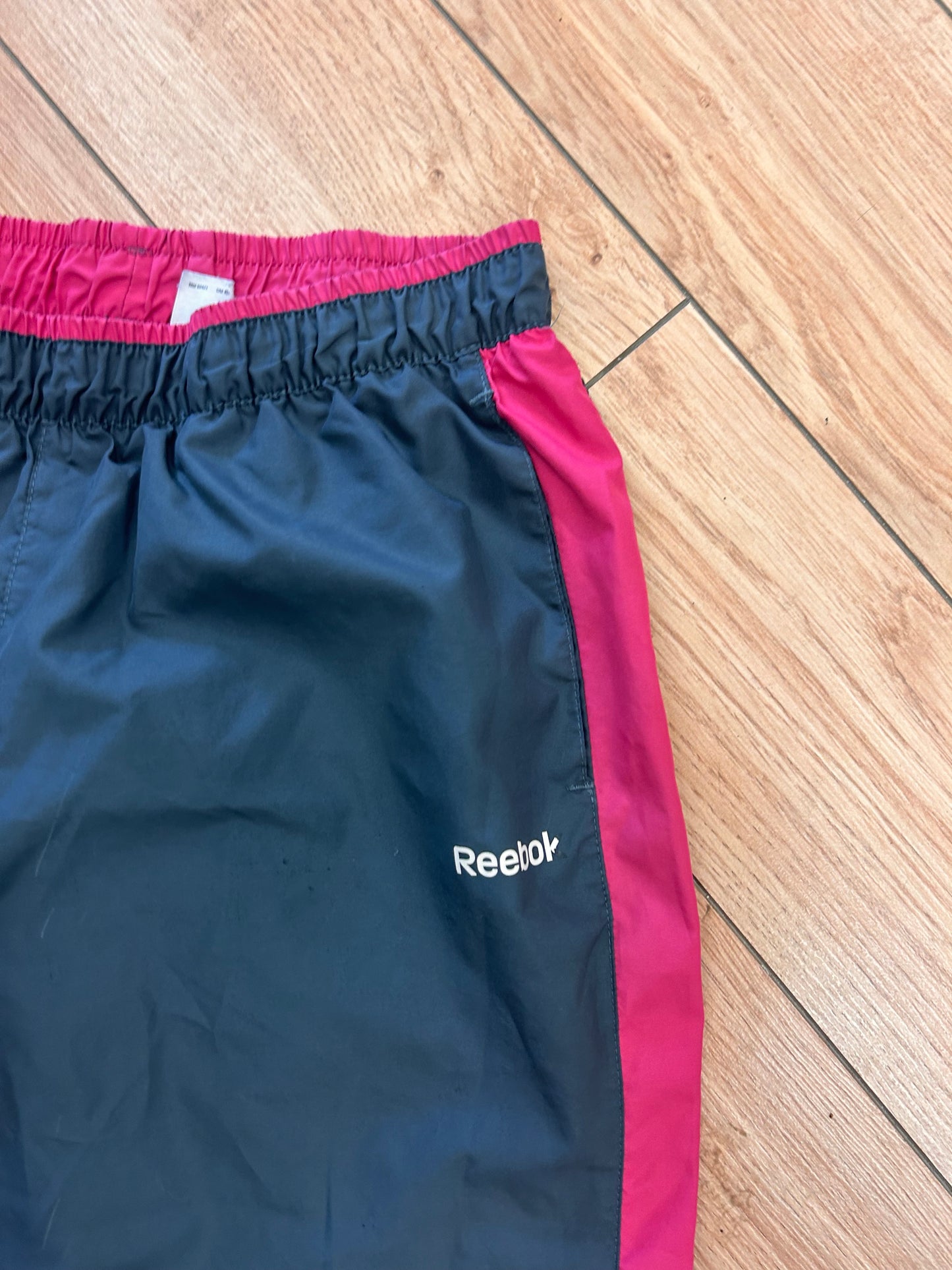 Reebok xs grey & pink athletic splash pants