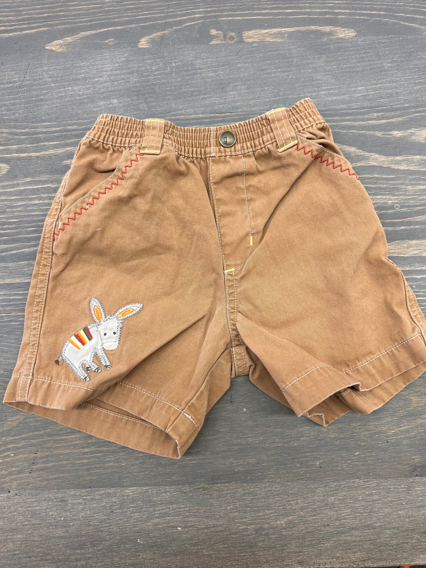 Gymboree 18/24m brown donkey shorts