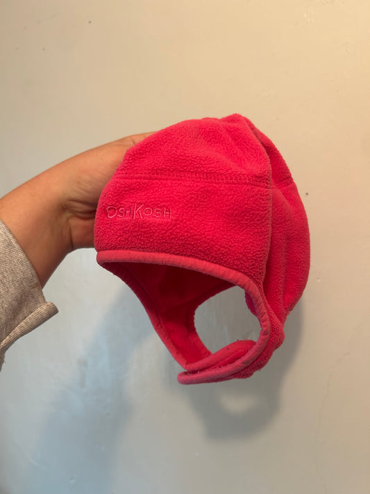 Oshkosh 18m pink fleece hat