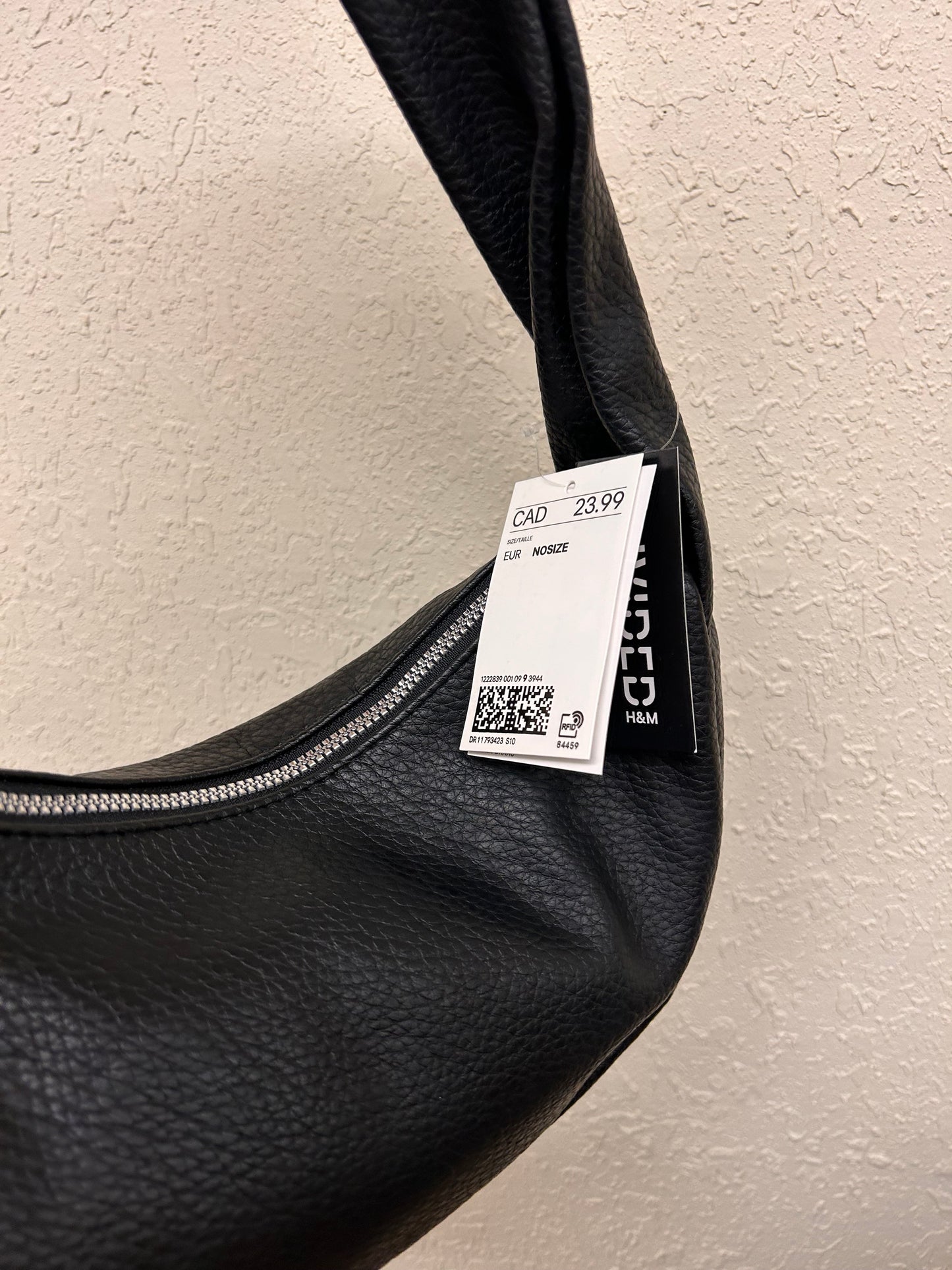 Divided H&M black vegan leather purse