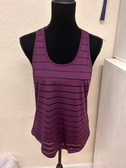 Zyia large purple striped tank