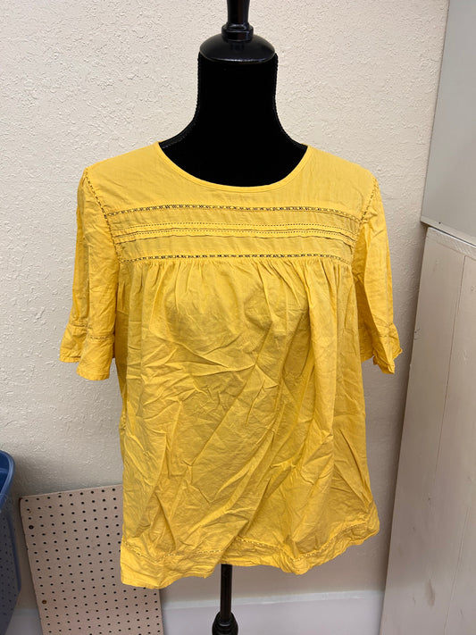 Old navy large yellow blouse