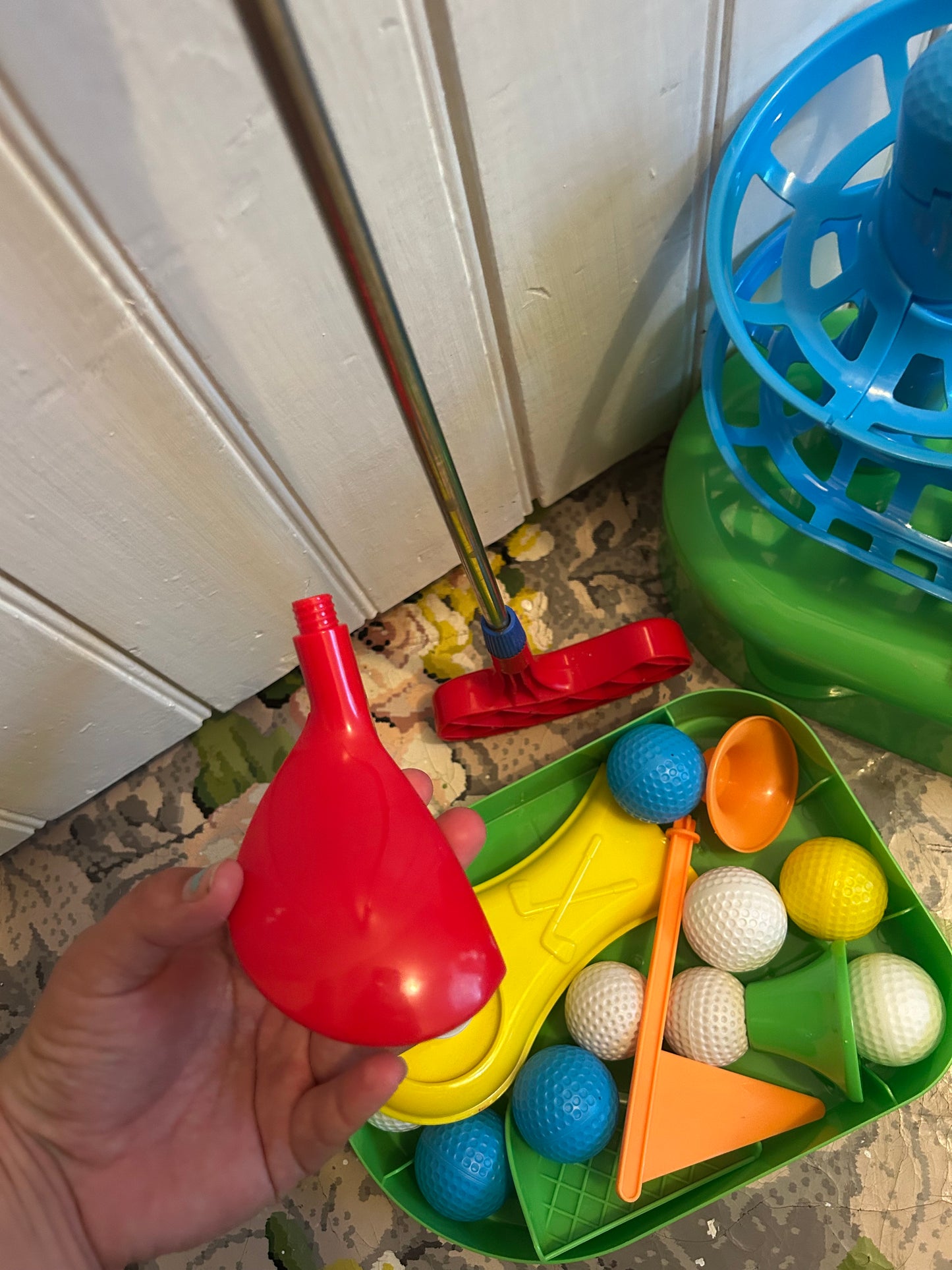 Toddler mini put golf set