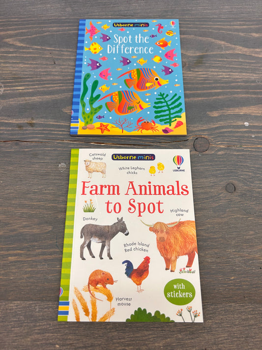 Usborne mini spot books