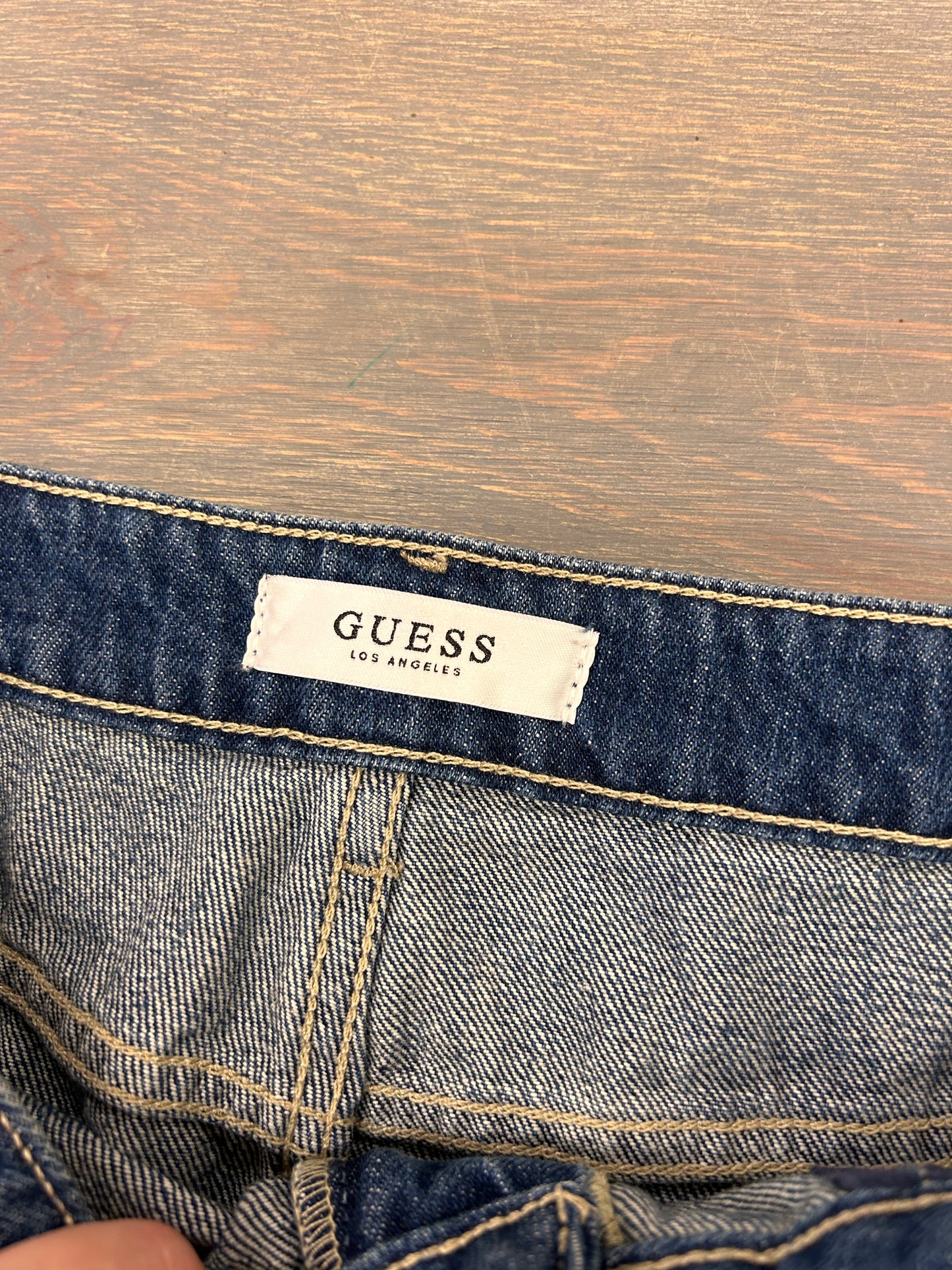 Guess large denim skirt