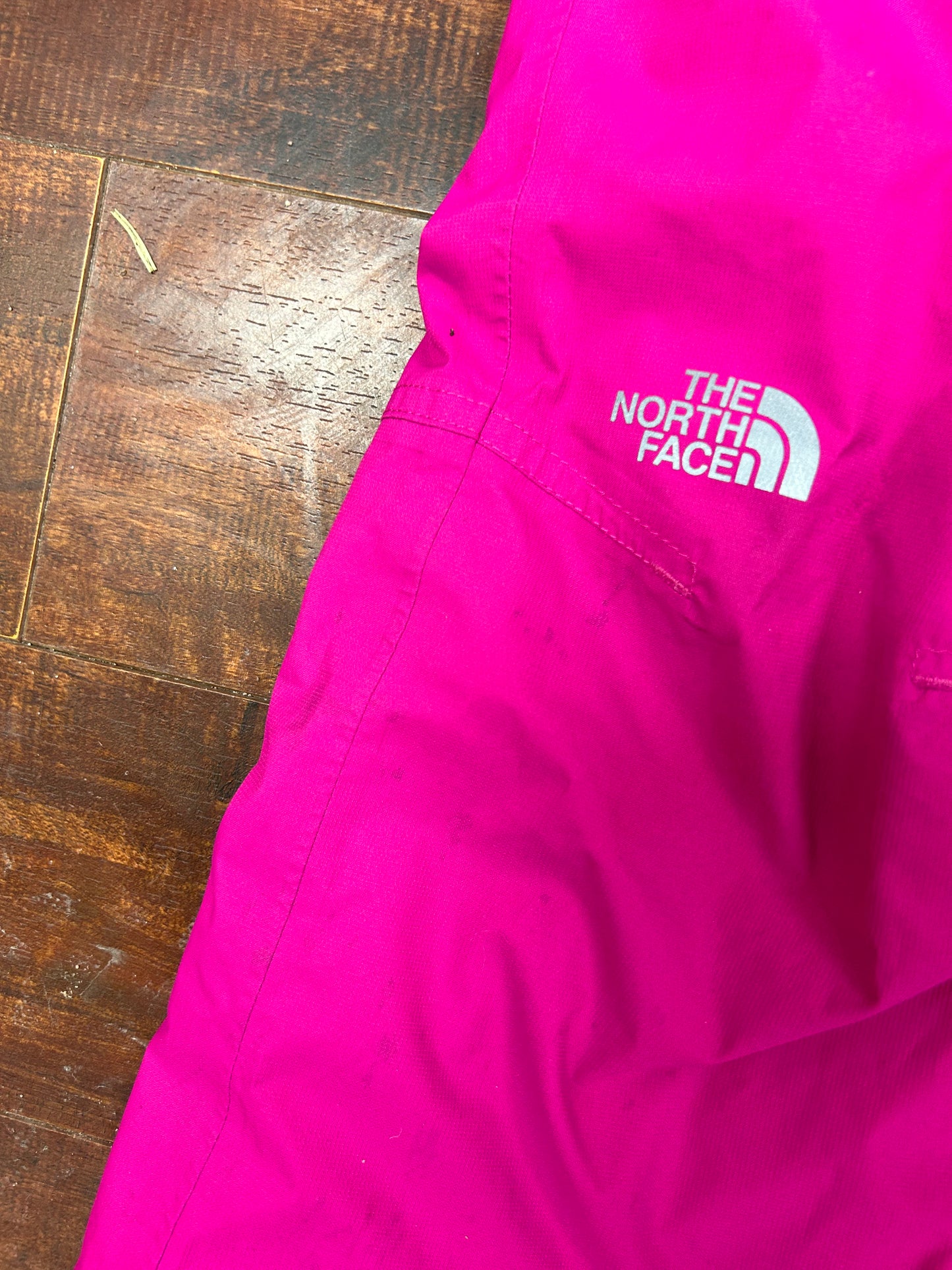 North Face youth 7/8 neon pink lined splash pants