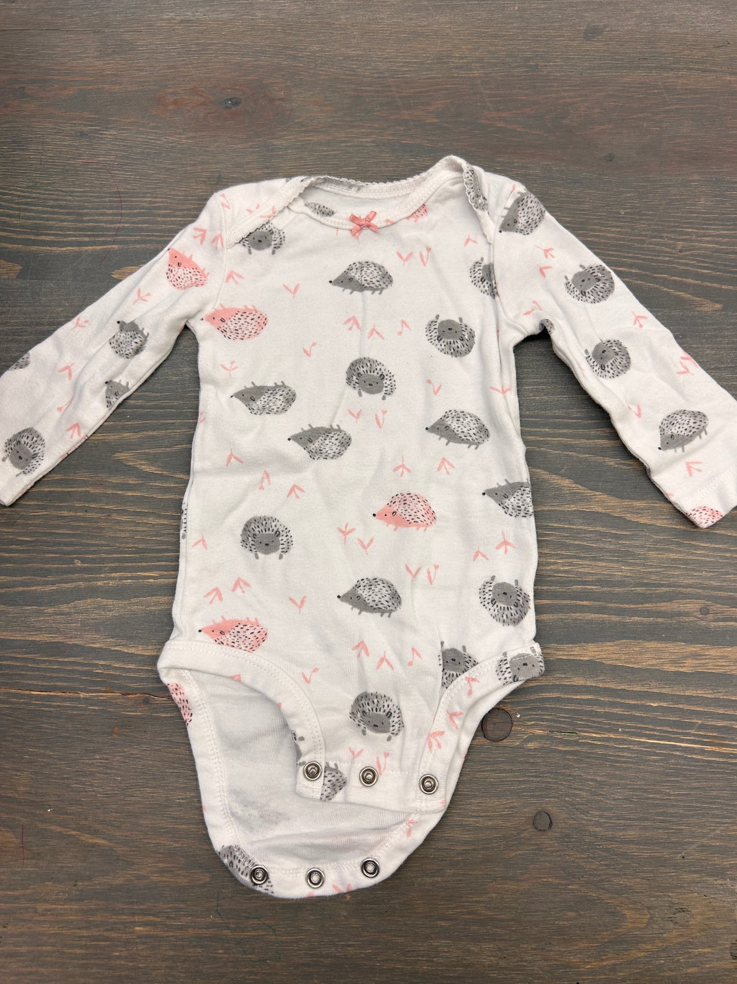 Carters 6m hedgehog onesie