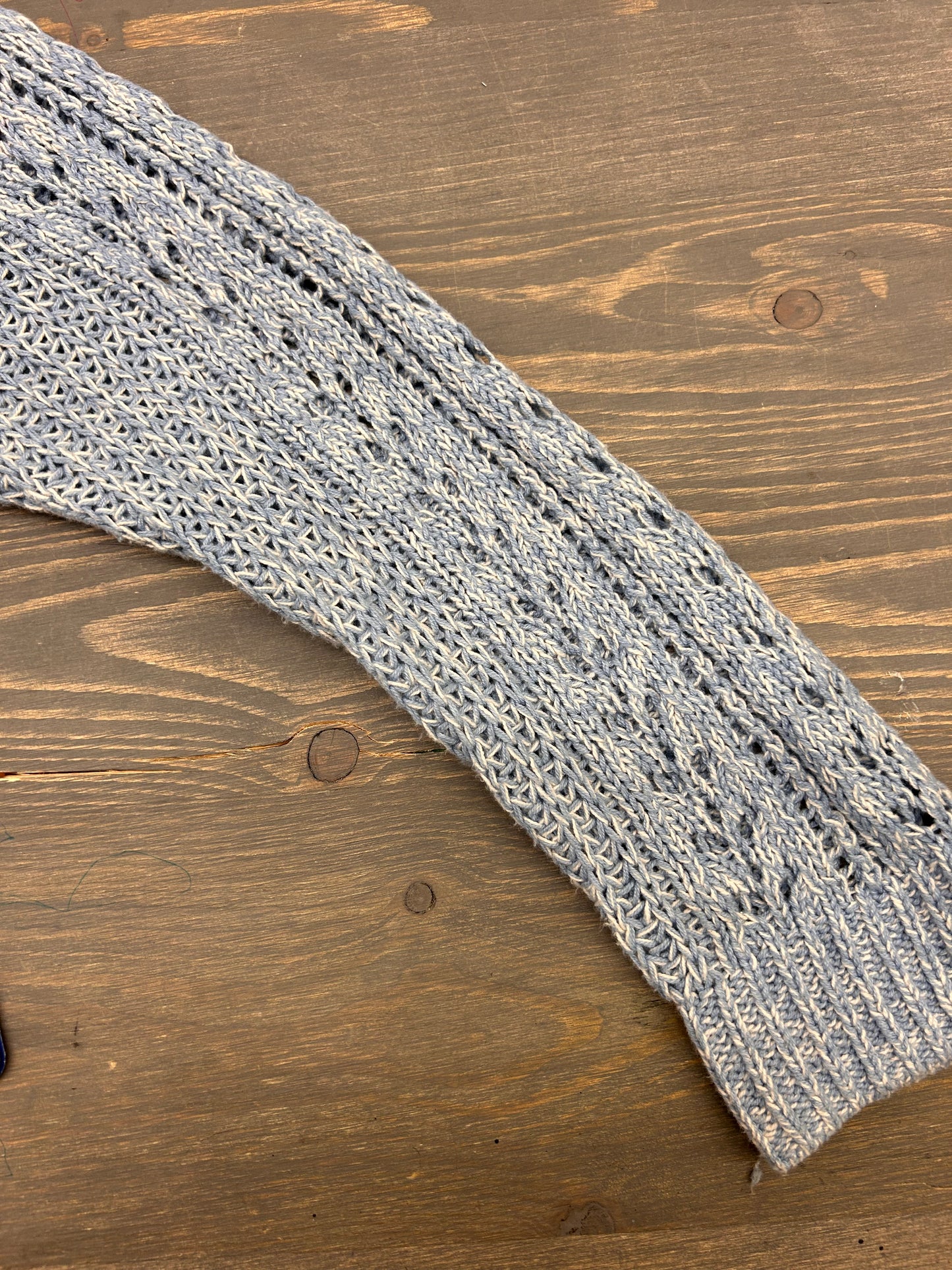 American eagle xs blue knit sweater