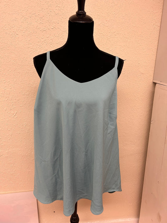 Penningtons 2x teal tank blouse