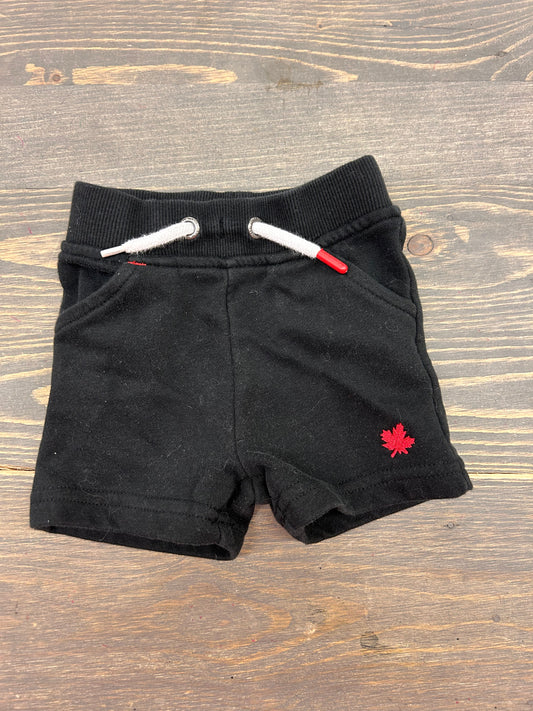 Canadian 0/3m black shorts