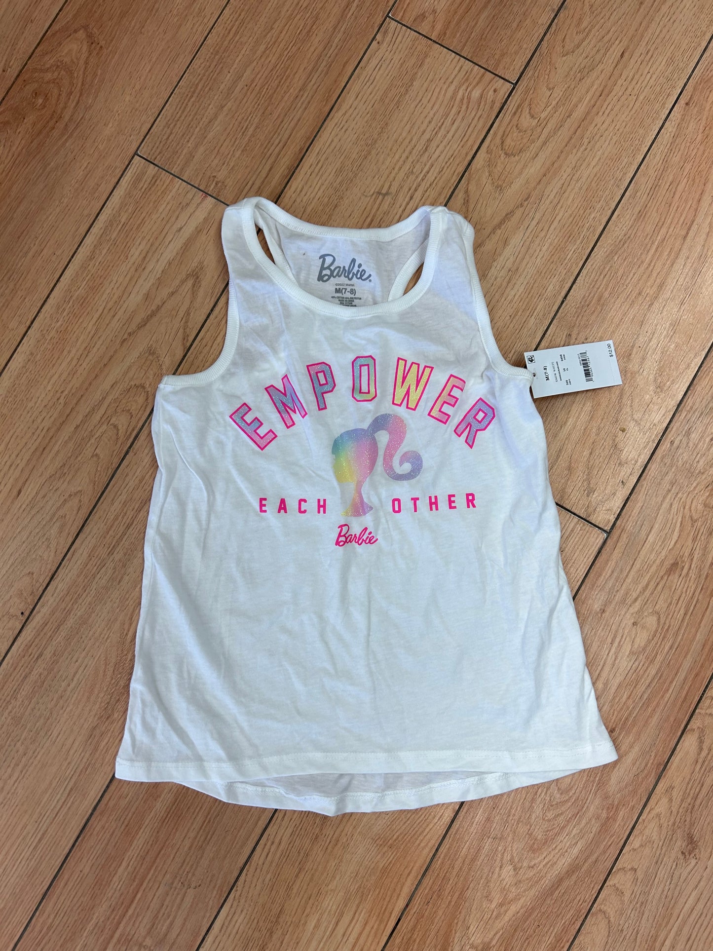 NEW Barbie medium empower tank top