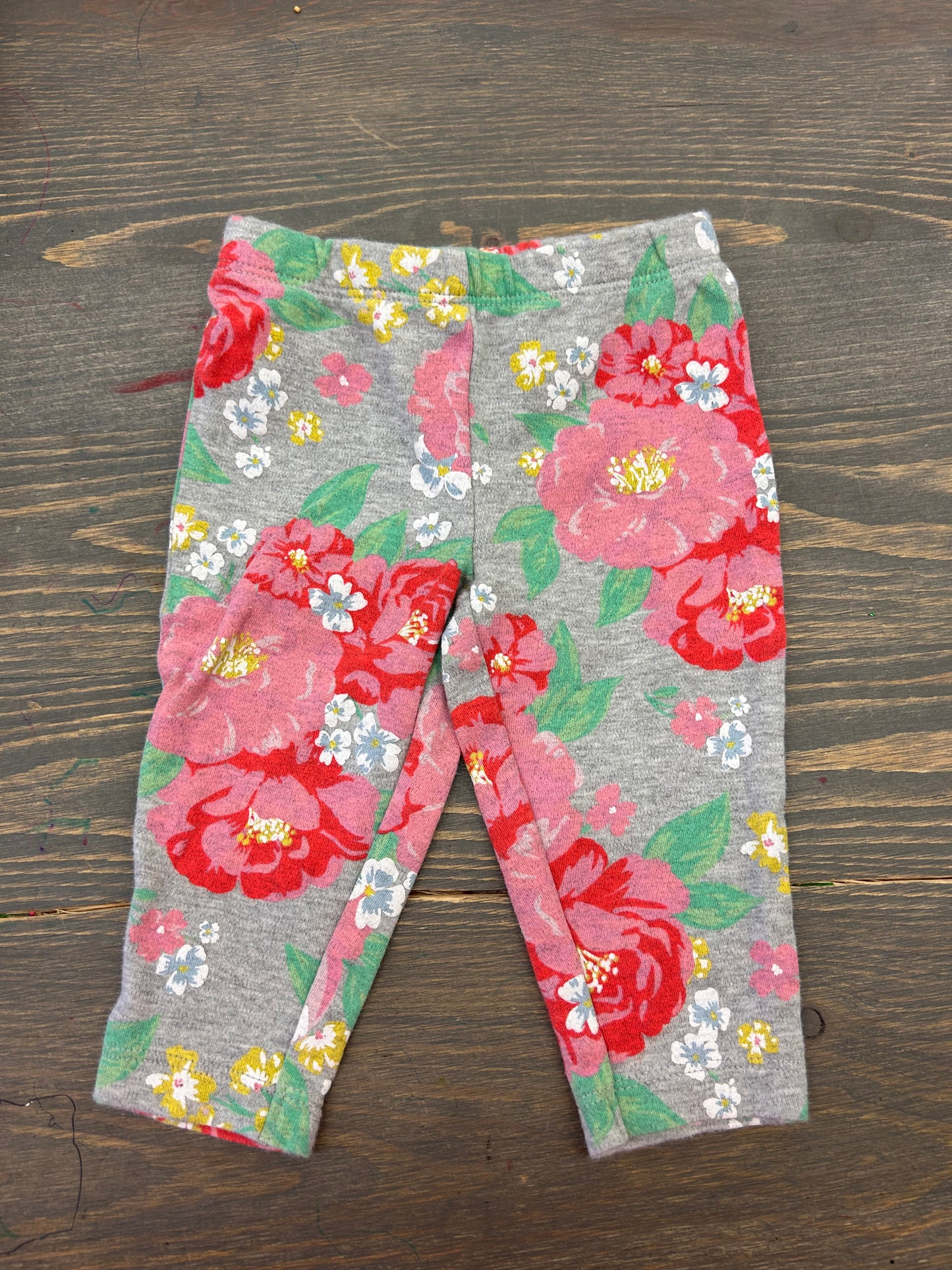 Carters 6m floral leggings