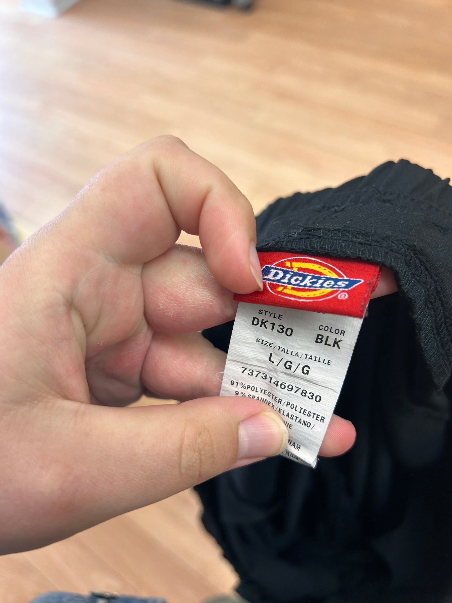 Dickies large black scrub pants