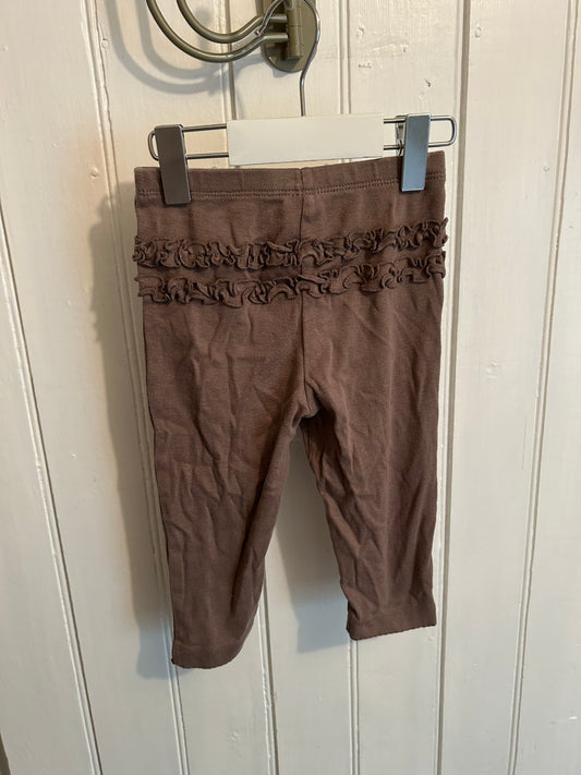 Carters 18m brown ruffle bum leggings
