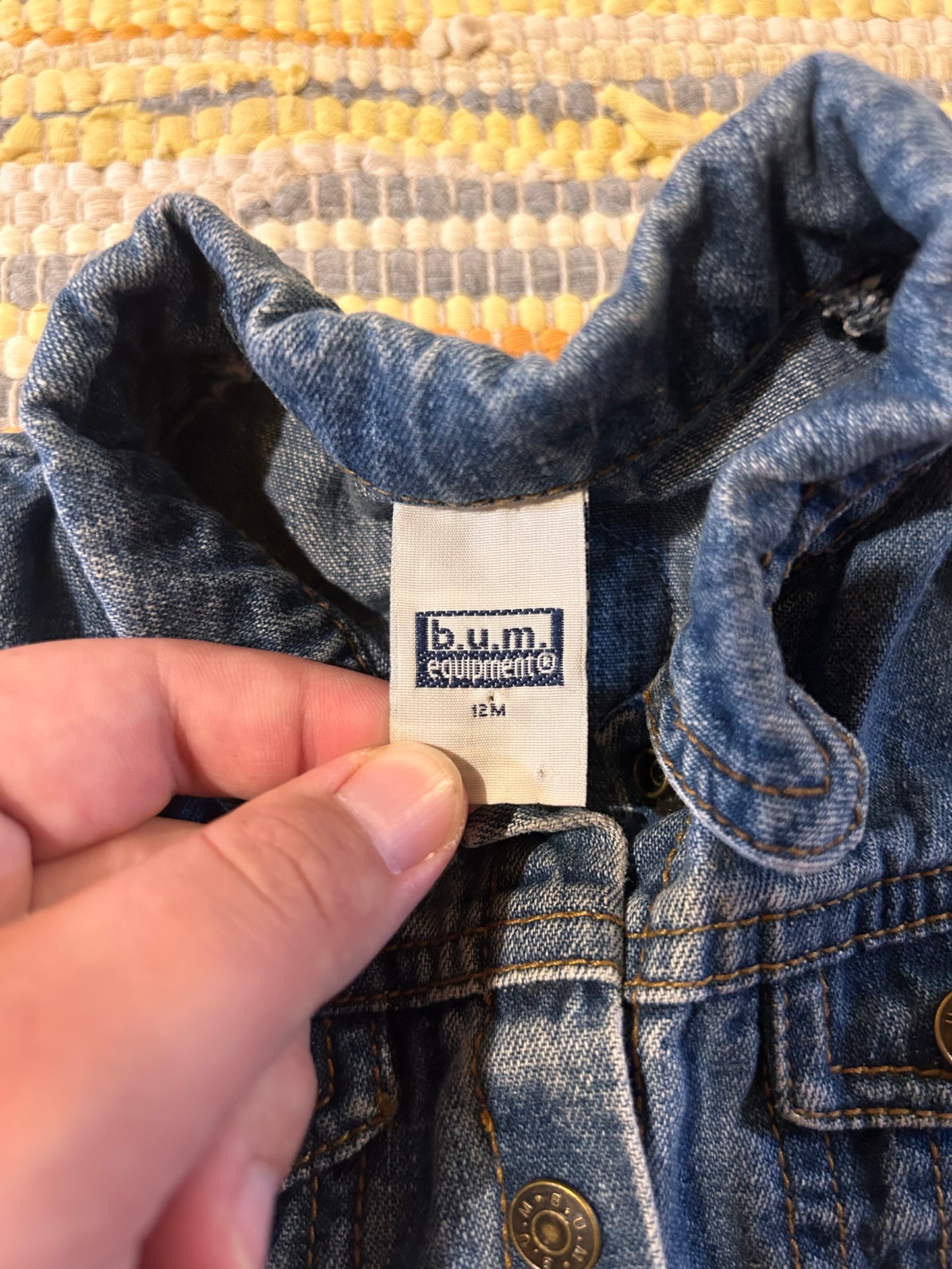 Vintage bum equipment 12m denim dress