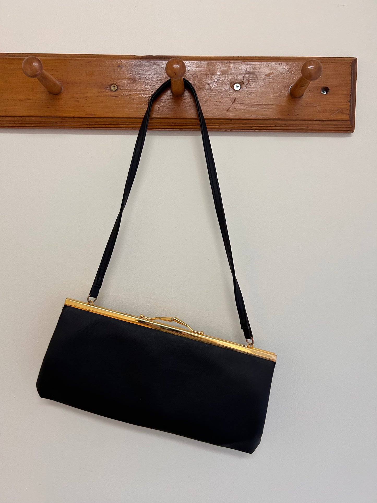 Vintage black shoulder bag