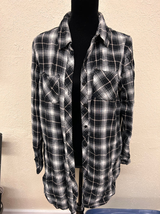 Suzy sheir xl black flannel