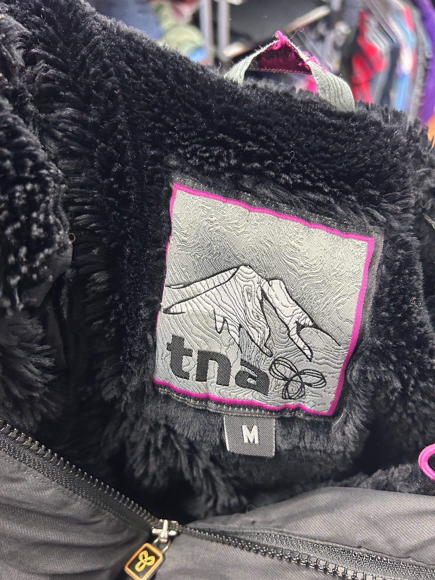 TNA medium black Winter coat