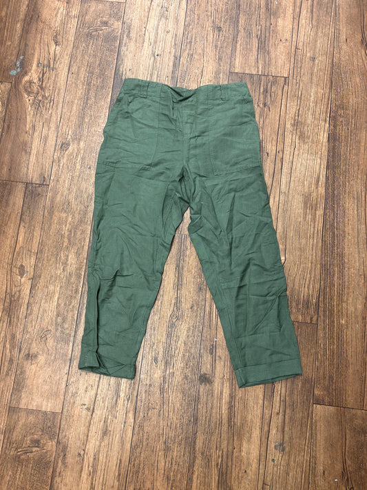 Tribal jeans medium green linen Pants