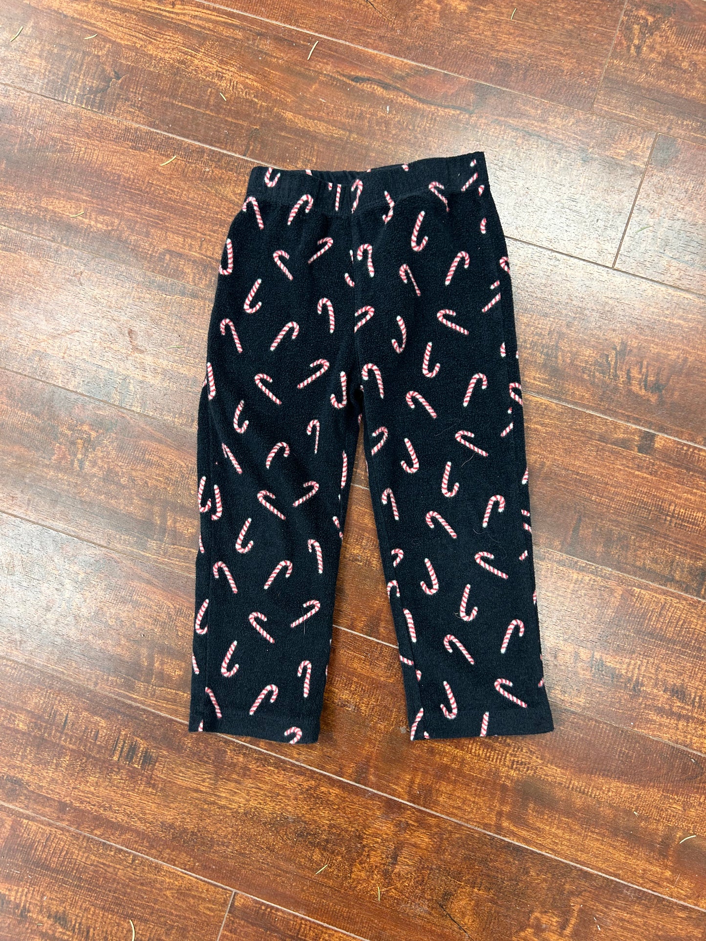 Joe fresh 3t candy cane fleece pj pants