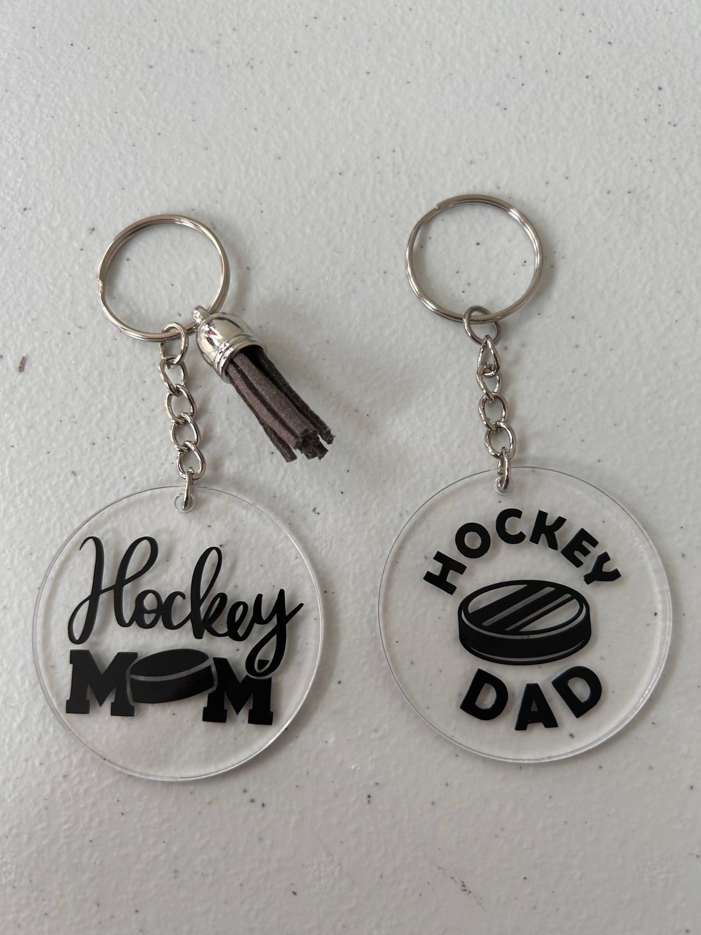 Hockey keychain