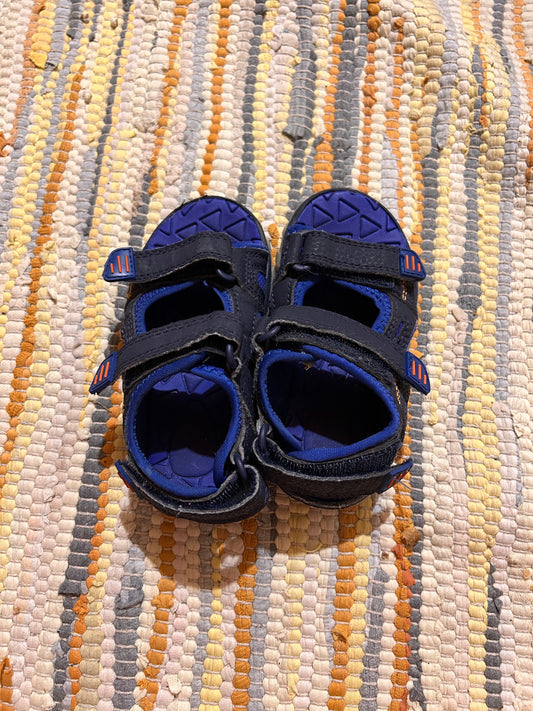 George toddler 9 blue Velcro sandals